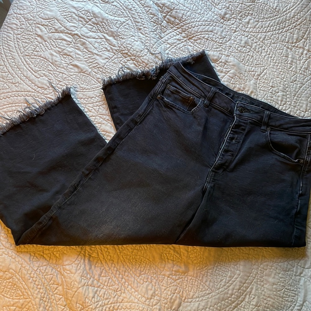 Wide Leg Crop American Eagle Jeans